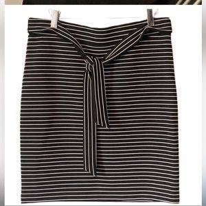 Loft Tie Waist Mini Skirt